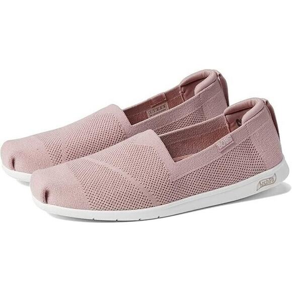 NEW BOBS SKECHERS Plush Arch Fit Slip On Shoes Women's 10 Pink Mauve - Picture 1 of 10